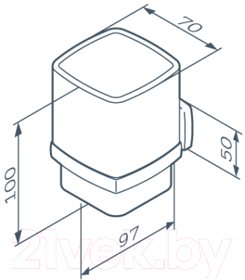 Стакан для зубной щетки и пасты AM.PM A9034322