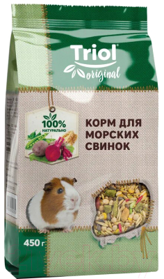 Корм для грызунов Triol Original для морских свинок / 40111010 - фото