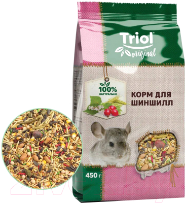 Корм для грызунов Triol Для шиншилл / 40111013