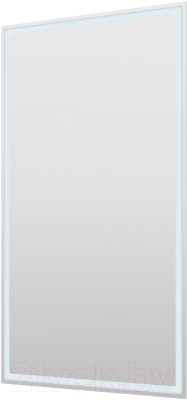 Зеркало Пекам Greta 60x90 / greta-60x90scl (с подсветкой, сенсором на прикосновение и часами) - фото