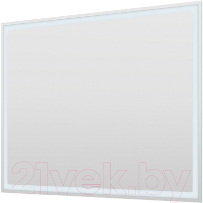 Зеркало Пекам Greta 80x65 / greta-80x65spcl (с подсветкой, сенсором на прикосновение, подогревом и часами) - фото