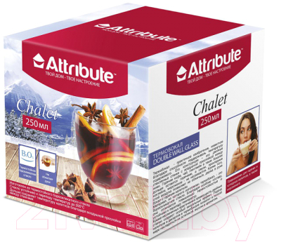 Стакан для горячих напитков Attribute Chalet ATG101