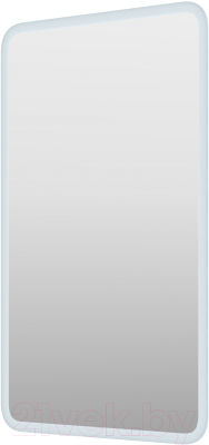 Зеркало Пекам Marta 60x100 / marta-60x100spcl (с подсветкой, сенсором на прикосновение, подогревом и часами) - фото