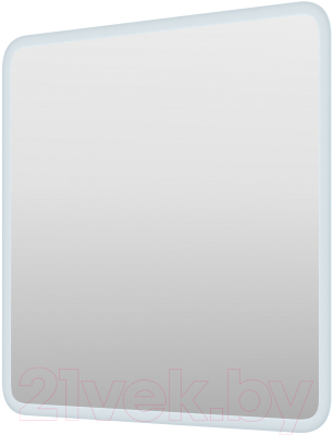 Зеркало Пекам Marta 80x80 / marta-80x80spcl (с подсветкой, сенсором на прикосновение, подогревом и часами) - фото