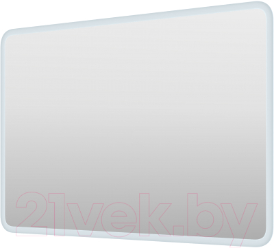 Зеркало Пекам Marta 120x80 / marta-120x80spcl (с подсветкой, сенсором на прикосновение, подогревом и часами) - фото