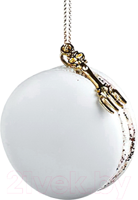 Елочная игрушка Goodwill Xmas 2020 Макарон белый / D 47136-5 - фото