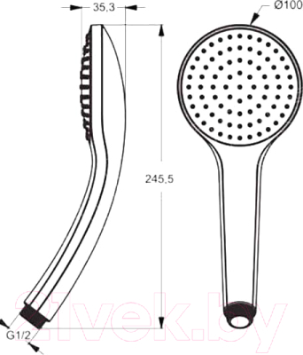 Лейка ручного душа Ideal Standard IdealRain B9402XG