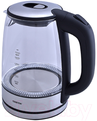 Электрочайник Centek CT-0030 (черный/нержавеющая сталь)