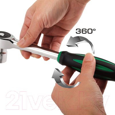 Трещотка Toptul CJTV1629