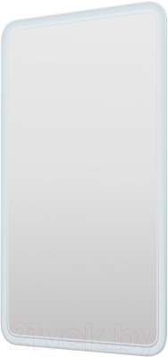 Зеркало Пекам Marta 2 60x100 / marta2-60x100spcl (с подсветкой, сенсором на прикосновение, подогревом и часами) - фото