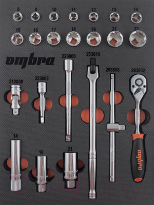 Универсальный набор инструментов Thorvik OMT23STE - фото