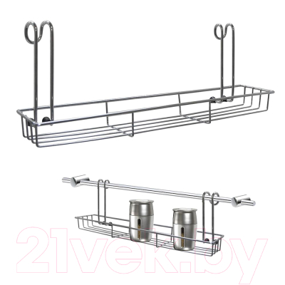 Полка для специй на рейлинг Мультидом AN52-135