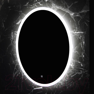 Зеркало Пекам Vesta 90x75 / Vesta-90x75s (с подсветкой и сенсором на прикосновение)