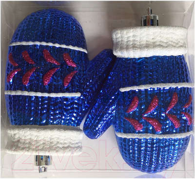 Набор елочных игрушек Волшебная страна Варежки / 007447