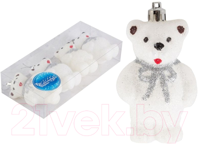 Набор елочных игрушек Волшебная страна Медвежата / 007463