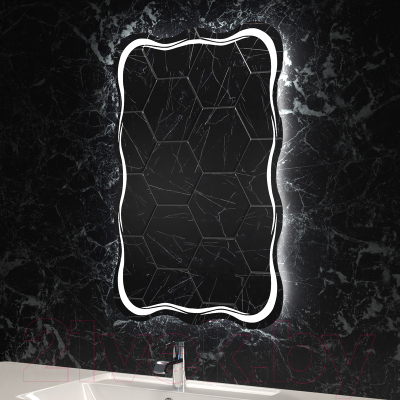 Зеркало Пекам Magik 60x80 / Magik-60x80sp (с подсветкой, сенсором на прикосновение и подогревом)