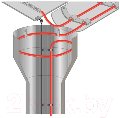 Греющий кабель для труб Rexant Power Line / 51-0654
