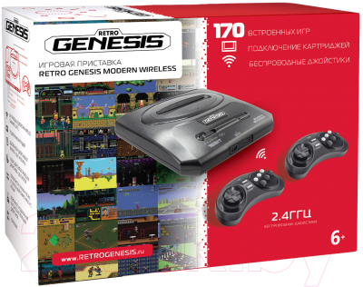 Игровая приставка Retro Genesis Modern Wireless + 170 игр / ConSkDn78 - фото