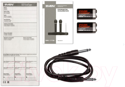 Радиосистема микрофонная Sven MK-715