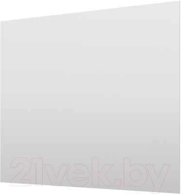 Зеркало Пекам Greta Fly 100x80 / GretaFly-100x80scl (с подсветкой, сенсором на прикосновение и часами) - фото