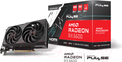 Видеокарта Sapphire RX 6600 Pulse Radeon 8GB GDDR6 (11310-01-20G)