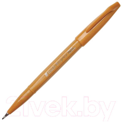 Маркер художественный Pentel Brush Sign pen / SES15C-Y - фото