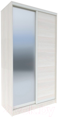 Шкаф-купе Евва 138 BBZ.12 / АЭП ШК.2 02 (бодега/бодега/жемчуг зерно) - фото