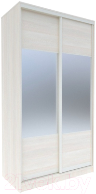 Шкаф-купе Евва 138 BBZ.01 / АЭП ШК.2 02 (бодега/бодега/жемчуг зерно) - фото