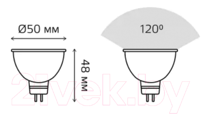 Лампа Gauss Elementary 13511