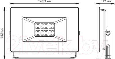 Прожектор Gauss Elementary 613100230