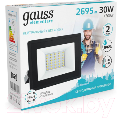 Прожектор Gauss Elementary 613100230