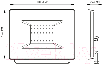 Прожектор Gauss Elementary 613100250