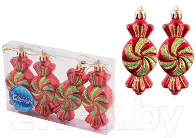 Набор елочных игрушек Волшебная страна Яркие конфетки / 005644 - фото