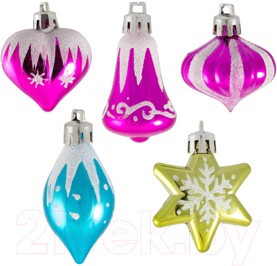 Набор елочных игрушек Волшебная страна Ассорти / 007444 - фото