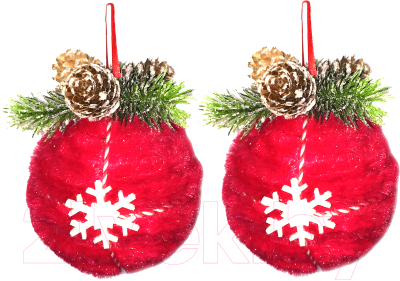 Набор шаров новогодних Merry Bear E10-18A1505A-3 - фото