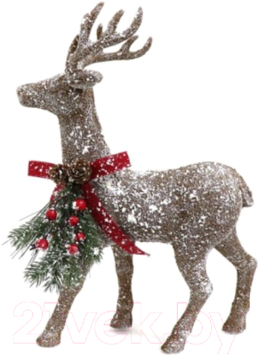 Фигура под елку Merry Bear Новогодний олень / E29-H21112 - фото