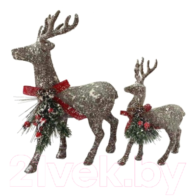 Фигура под елку Merry Bear Новогодний олень / E29-H21112