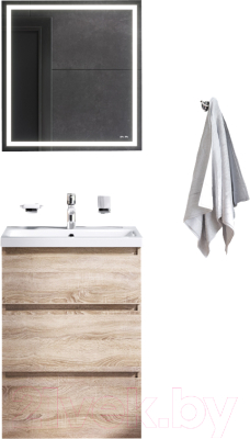 Комплект мебели для ванной AM.PM Gem S BK91GC - фото