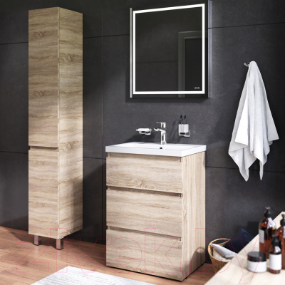 Комплект мебели для ванной AM.PM Gem S BK91GC