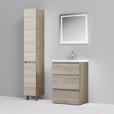 Комплект мебели для ванной AM.PM Gem S BK91GC