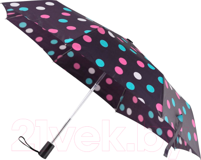 Зонт складной Мультидом Цветной горошек / FX24-53 - фото