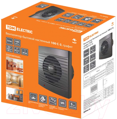 Вентилятор накладной TDM SQ1807-0116