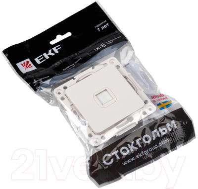 Розетка EKF PROxima Стокгольм / EYK01-035-10