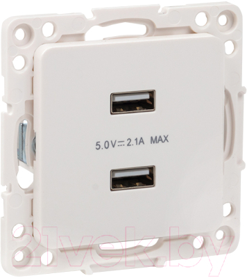 Розетка EKF PROxima Стокгольм EYR16-028-10-2USB