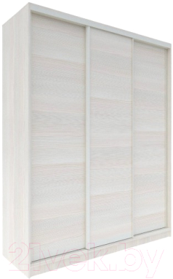 Шкаф-купе Евва 176 BBZ.13 / АЭП ШК.3 03 (бодега/бодега/жемчуг зерно) - фото