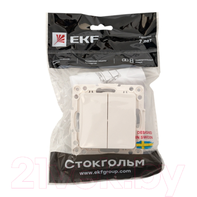 Выключатель EKF PROxima Стокгольм / EYV10-123-10