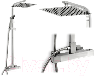 Душевая система со смесителем REA P0222