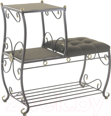 Банкетка AMC 8(800)22 с этажеркой - фото