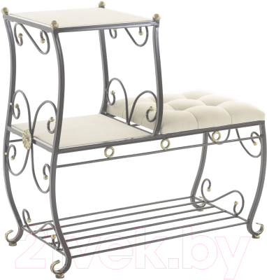 Банкетка AMC 8(800)23 с этажеркой - фото