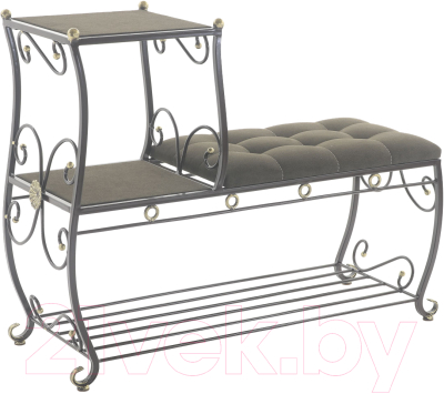 Банкетка AMC 8(1000)22 с этажеркой - фото